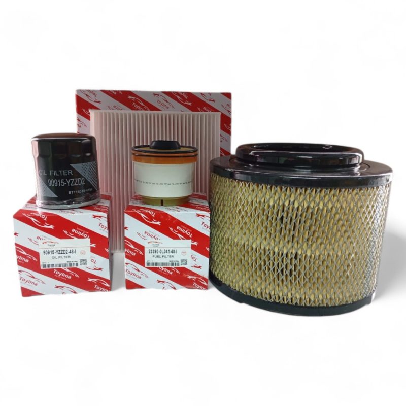 KIT FILTROS (AIRE,ACEITE,GASOIL Y HABITACULO) HILUX 2005-2015
